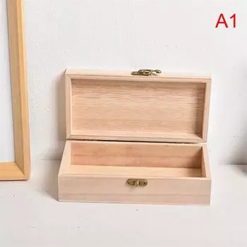 1 шт. ретро-шкатулка для хранения ювелирных изделий, органайзер для рабочего стола, натуральное дерево, раскладушка, чехол для хранения 20*10*5cm