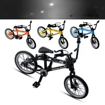 1 шт., ретро сплав, мини-палец, BMX, сборка велосипеда, модель велосипеда, игрушки, гаджеты, подарок, игрушки, модель, мини-портативный велосипед для детей