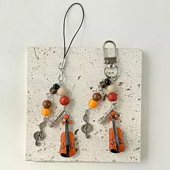 1 шт. ретро стиль клубный подарок мини микрофон бусина брелок мобильный кулон