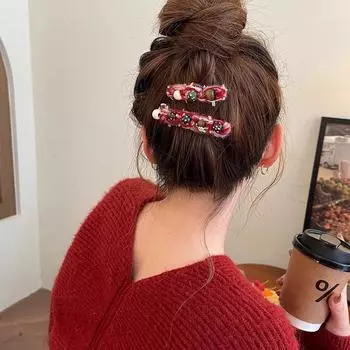 1 шт. ретро заколка-утиный нос, новая заколка для челки, женская заколка для волос, головной убор, милый, простой, многоразмерный