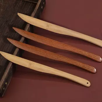 1 шт. резак для бумаги, рисовая бумага из бамбука и красного дерева с складным ножом из цельного дерева, швейные аксессуары, принадлежности, инструмент