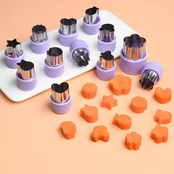 1 шт. резак для овощей с пластиковой ручкой из нержавеющей стали для резки фруктов, кухонные гаджеты 4*3cm