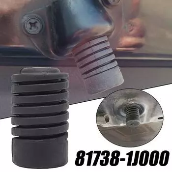 1 шт. резиновый упор для капота багажника автомобиля, крепление буфера для Nissan 817381J000,81738-1J000, черные аксессуары для транспортных средств CHINA