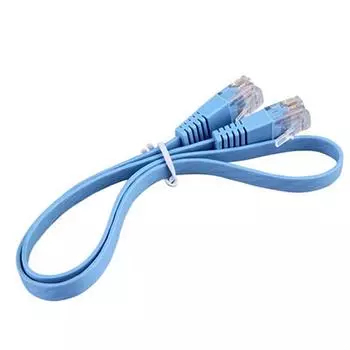 1 шт. RJ45 CAT6 8P8C плоский патч Ethernet сетевой сетевой кабель 0,5 м кабель для компьютера