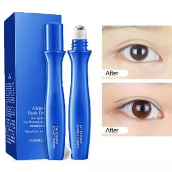 1 шт. Роликовая эссенция для кожи вокруг глаз с гиалуроновой кислотой, против отечности, темных кругов, укрепляющая кожу, сыворотка для кожи вокруг глаз, уход за кожей вокруг глаз 15ml