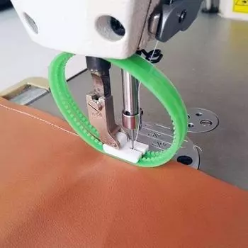 1 шт. Роликовая прижимная лапка TRF1 с двухсторонним роликом и плоским пластиковым кольцом, односторонняя прижимная лапка для кожи слева-справа