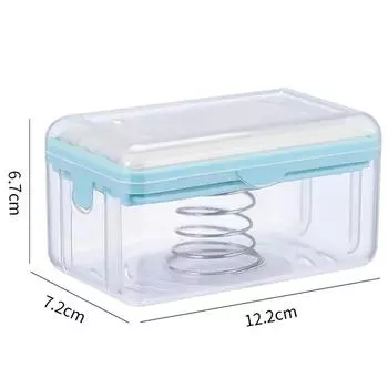 1 шт. роликовый держатель для мыльницы для ванной комнаты, туалетная коробка, пластиковый контейнер для хранения со сливом воды, гаджеты для ванной комнаты