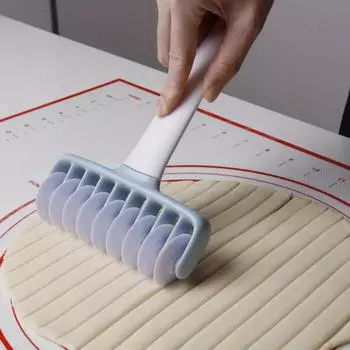 1 шт., роликовый нож для сетки, роликовый нож для лапши, нож для резки полосками, инструмент для выпечки 1 pc