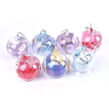 1 шт. Романтические поделки, японская вишня, стеклянные колокольчики, колокольчики для дома, сада, офиса, украшения для внутреннего окна, подвесной декор