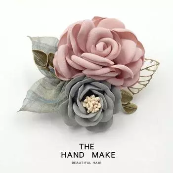 1 шт. Роскошные женские броши Брошь-роза Тканевый цветок Корсаж Пуговица для шали Свитер Пальто Темпераментная булавка Аксессуары