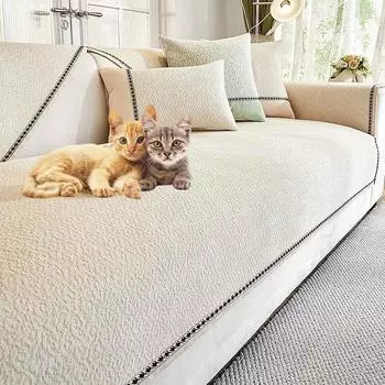 1 шт. Роскошный коврик для дивана из шенилла для гостиной, нескользящее полотенце для дивана, чехол для дивана для детей и домашних животных, подушка для дивана, подушка для углового дивана, защита дома 70x70cm 1pc