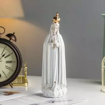 1 шт., роза Фатима, икона Богоматери Марии, католическая церковь, семейные керамические статуи, подарки и украшения