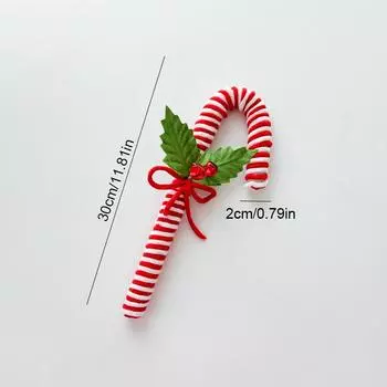 1 шт. Рождественская елка, леденец, пики, праздники, шерстяные конфеты, рулонные украшения, новогодний декор для елки, офис, доступно несколько вариантов