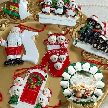 1 шт. Рождественская елка, подвесная, новые поступления, смола, праздничная атмосфера, Дед Мороз, подвесное украшение, украшение для вечеринки