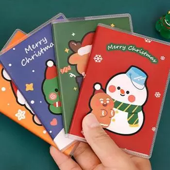 1 шт., рождественская книга с пластиковым рукавом из мультфильма, креативные канцелярские принадлежности, канцелярские принадлежности, школьная тетрадь, дневник, блокнот