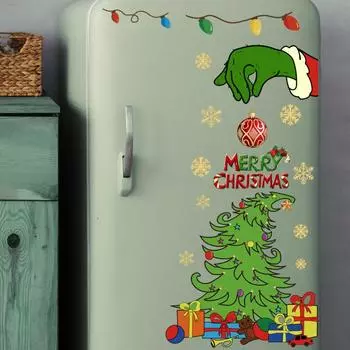 1 шт. Рождественская праздничная вечеринка гостиная ощущение атмосферы рождественская елка красочные огни 60*30cm