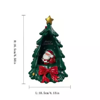 1 шт. Рождественская смола с Санта-Клаусом, подставка для благовоний, праздничный дизайн, идеально подходит для домашней ароматерапии, праздничного декора, для использования в помещении, рождественские украшения 1pc