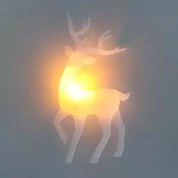 1 шт. рождественская статуэтка пятнистого оленя, оленя, оленя, сказочного животного, для дома, симулятора, витрины, украшения, реквизит для сада