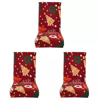 1 шт. рождественские чехлы на стулья для столовой для праздничного декора (Рождественский подарок)