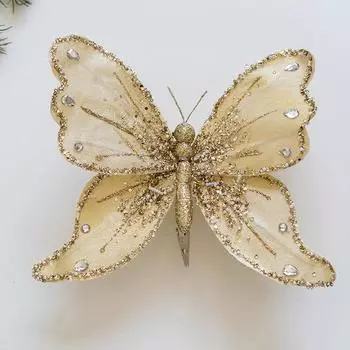 1 шт. рождественские цветочные аксессуары украшения для рождественской елки украшения для дома золотой