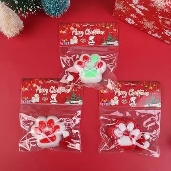 1 шт., рождественские игрушки-лапки для кошек, мягкие липкие игрушки для снятия стресса и расслабления A2