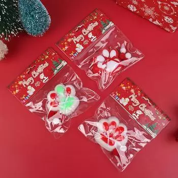 1 шт., рождественские игрушки-лапки для кошек, мягкие липкие игрушки для снятия стресса и расслабления A2