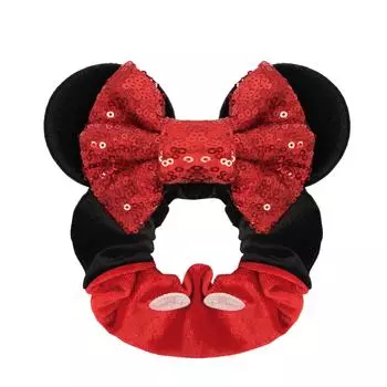 1 шт. Рождественские мышиные ушки резинки для волос с пайетками и бантами ободок для женщин аксессуары бархатные резинки для девочек украшение для вечеринки