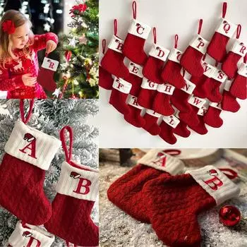 1 шт. рождественские носки, рождественские чулки, рождественские украшения, прочный мешок для конфет большой емкости, украшения, рождественский подарочный мешок