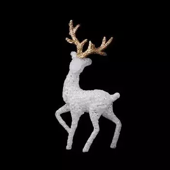 1 шт. рождественские олень фея украшения мультяшные животные статуя витрина витрина украшения для шкафа сказка садовый реквизит детский подарок 1