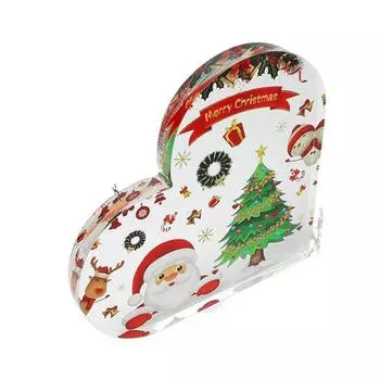 1 шт. Рождественские украшения, милый рождественский обеденный стол в форме сердца, офис, стойка, письменный стол, полка, украшения для дома 8