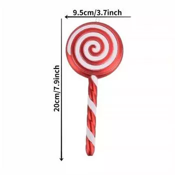 1 шт. Рождественские украшения, реквизит 20 см, украшение в виде леденца, свадебная конфета, подвеска, украшение для дома, украшение для вечеринки фиолетовый