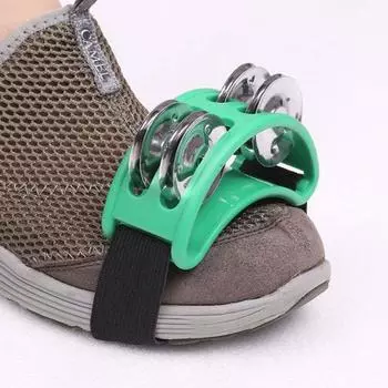 1 шт. Рождественский подарок ножной бубен ударный музыкальный инструмент Джингл колокольчик рукопожатие барабан 1.0