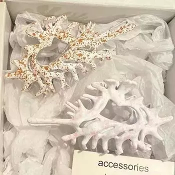 1 шт. розовые синие жидкие металлические ракушки для волос, когти для женщин и девочек, головной убор