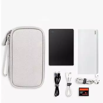 1 шт., розовый/серый/черный/темно-синий дорожный портативный цифровой продукт сумка для хранения USB-кабеля для передачи данных органайзер для гарнитуры зарядное устройство сумка-шкатулка