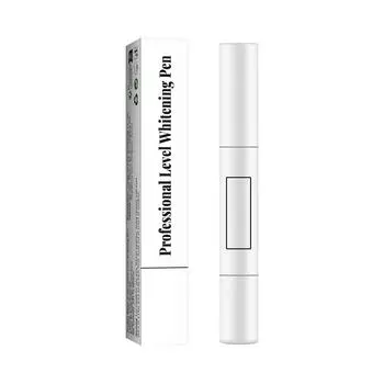 1 шт. Ручка для отбеливания зубов, портативный отбеливающий гель для зубов, отбеливающая сыворотка для зубов, эффективное удаление желтого зубного камня, мягкое и не раздражающее 2 мл One Size белый
