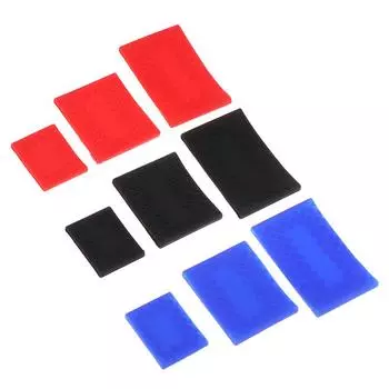 1 шт., ручка для триммера, парикмахерская машинка для стрижки волос, резиновая, противоскользящая, парикмахерская, ручки для велосипеда, парикмахерские, силиконовые, декоративные кольца S чёрный