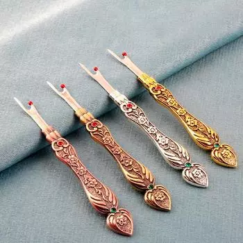 1 шт., ручка из нержавеющей стали, резак для рукоделия, устройство для удаления швейных ниток для вышивки крестиком