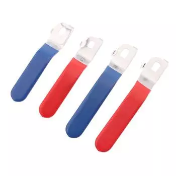 1 шт. Ручка клапана, ручка рычага, железная хромированная, сменная, на четверть оборота с пластиковой ручкой, синяя для шарового крана DN20