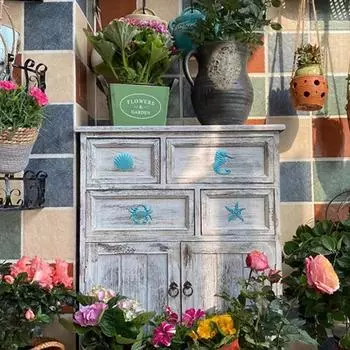 1 шт. Ручки для шкафа, синие/белые, одноотверстие, ручки для ящиков, чугунная ручка