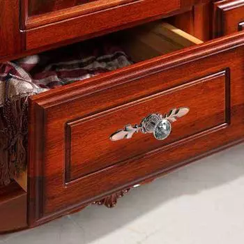 1 шт. Ручки для шкафов, роскошные ручки для дверей шкафов в форме ромба, мебельные ручки, стеклянные ручки для дверей шкафов