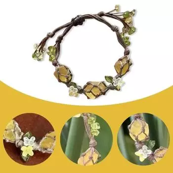 1 шт. Ручная цепочка Красивый браслет Модный шнур Ретро вечерние украшения Подарочная ручная веревка