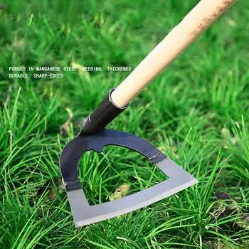 1 шт., ручная полая мотыга, утолщенная марганцовистая сталь, сельскохозяйственные инструменты для прополки