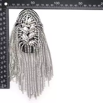 1 шт., ручная работа, наплечная бижутерия, кисточки, эполеты, одежда