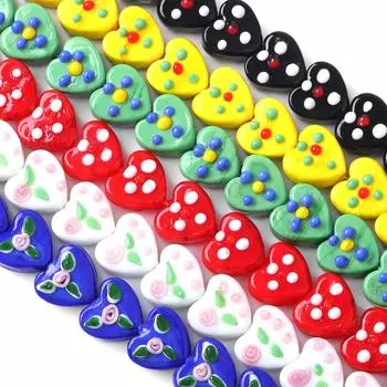 1 шт., ручная работа с цветными стеклянными бусинами «сделай сам», ожерелье, браслет, серьги, изготовление ювелирных изделий, аксессуары для рукоделия зелёный