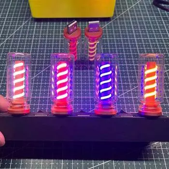 1 шт., ручная работа, сделай сам, кемпинговый светильник, светодиодная гибкая ретро-лампа USB для ежедневного освещения, лампа с пузырьковой атмосферой A1