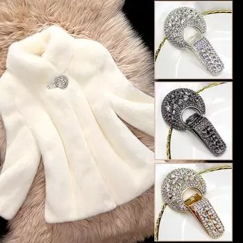 1 шт. ручная работа швейная металлическая пуговица из сплава модная блестящая декоративная пряжка для пальто с утконосом кардиганная пуговица чёрный