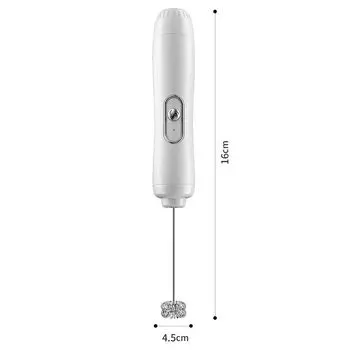 1 шт. Ручной электрический вспениватель молока, взбиватель яиц, кухонный вспениватель напитков, миксер для приготовления кофейных сливок, венчик для взбивания пены, инструменты для перемешивания зелёный