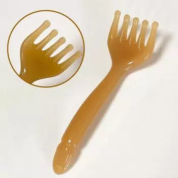 1 шт., ручной массажер для головы и волос, массажер для кожи головы и волос Gua Sha, массажный инструмент с пятью когтями, портативный ручной инструмент для релаксации из смолы