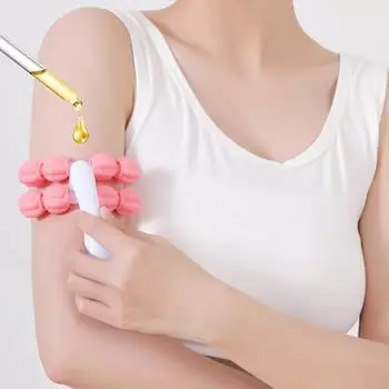 1 шт. ручной массажер роликовый массажер для мышц рук спины шеи ног плеч ног инструмент для снятия боли массаж