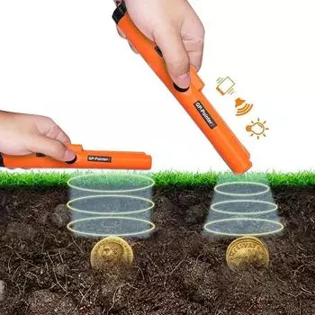 1 шт. Ручной металлоискатель GP-pointer для точного определения местоположения сокровищ, водонепроницаемый позиционный стержень для обнаружения(Не водонепроницаемый) оранжевый